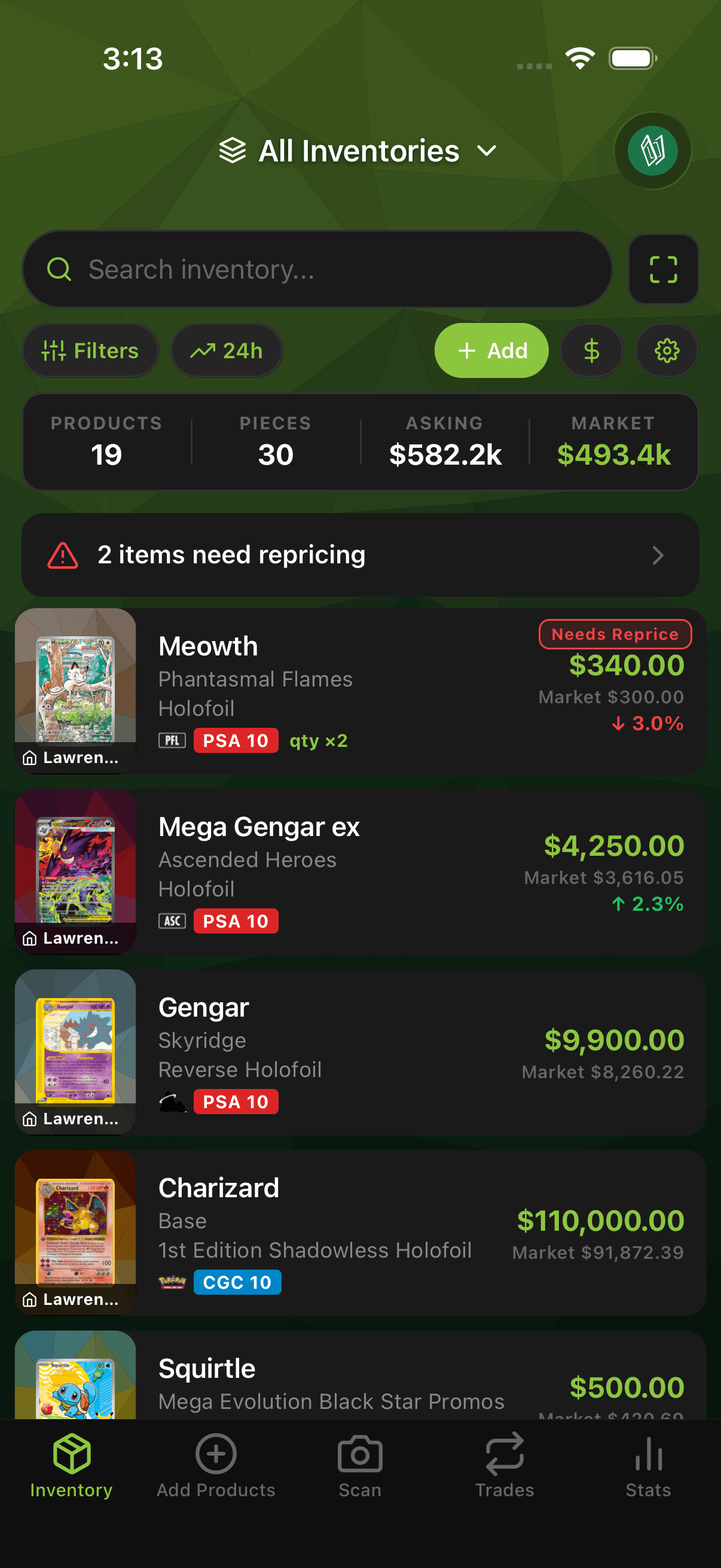 CARDREF mobile inventory